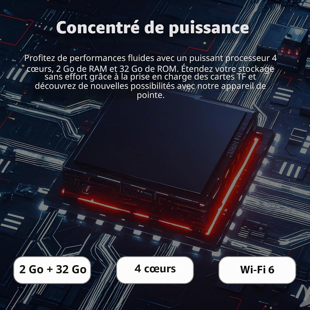 Boîtier CarPlay AI Box Android 13 – CarPlay & Android Auto sans fil