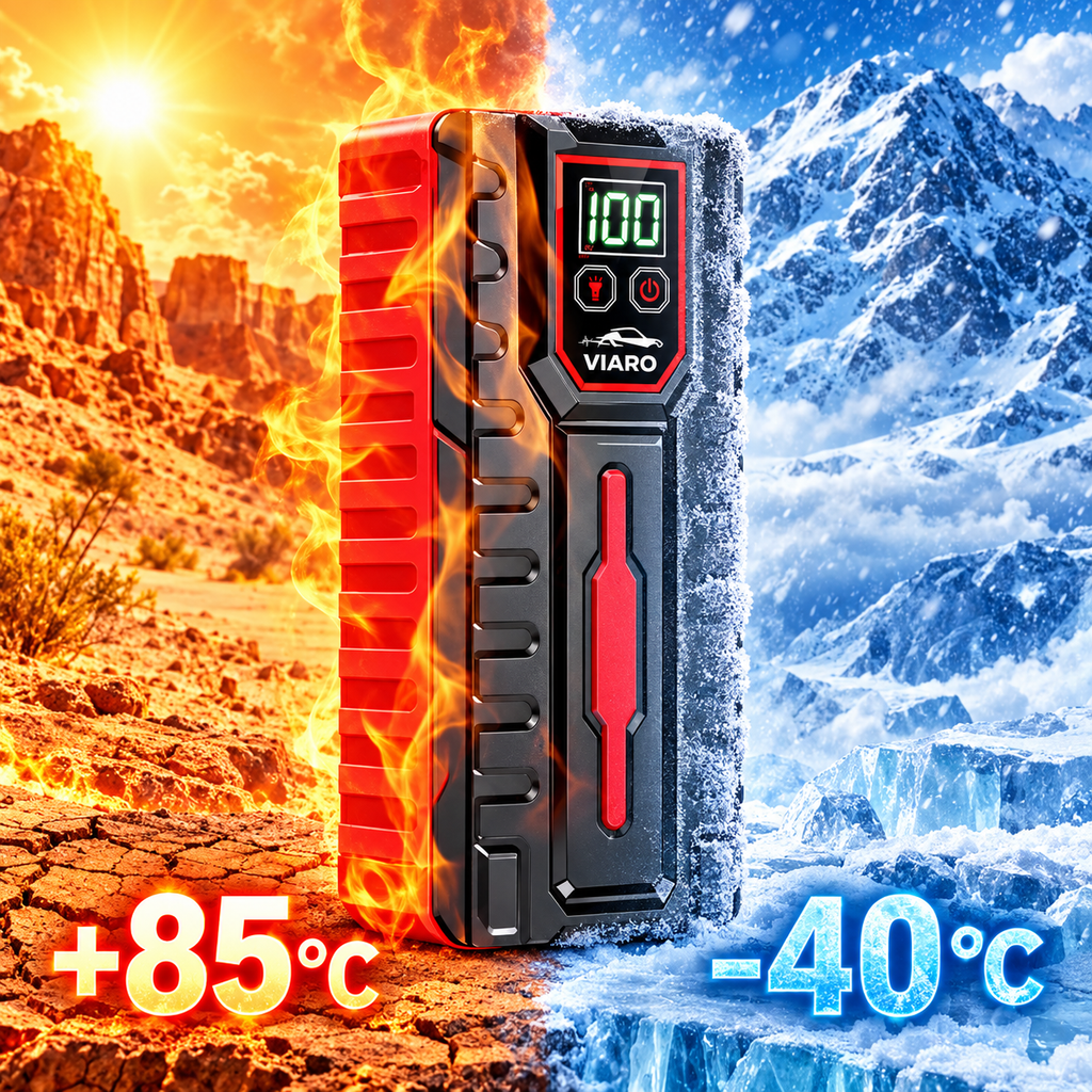 Booster Batterie Voiture 5000A 12V VIARO | Démarreur Portable