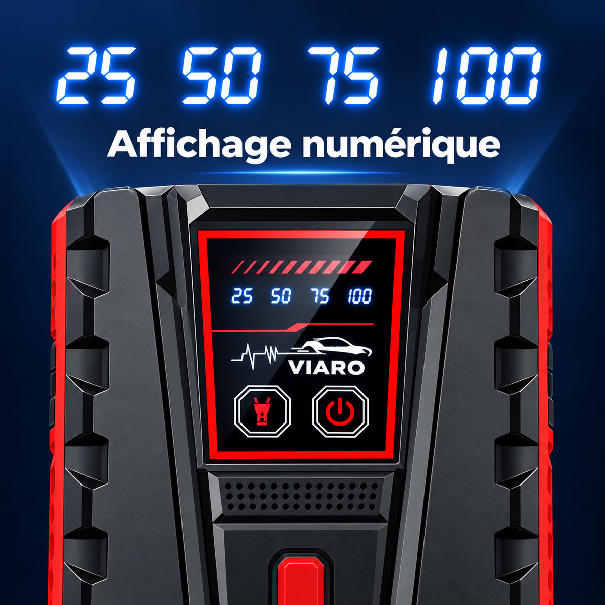 Booster Batterie Voiture 5000A 12V VIARO | Démarreur Portable