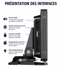 Écran CarPlay Sans Fil 10,26" pour Voiture – Tactile, Bluetooth, GPS & Android Auto