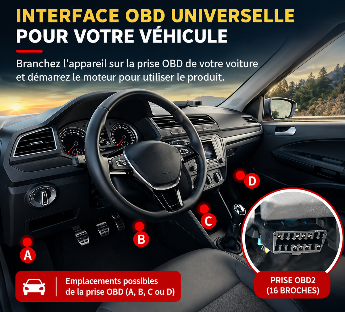 Scanner OBD2 Auto – Diagnostic Moteur & Codes Défaut | Viaro Auto