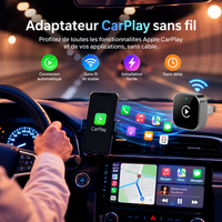 Adaptateur CarPlay Sans Fil & Android Auto – Plug & Play