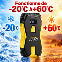 Booster Batterie Voiture 12V 4000A 20000mAh – Démarreur Portable USB LED