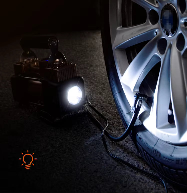 Gonfleur de Pneus 12V Double Cylindre 150 PSI | VIARO Auto