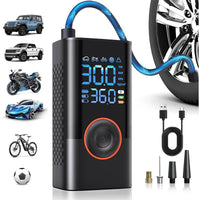 Gonfleur de Pneus Portable 150 PSI VIARO – Compresseur Électrique Sans Fil avec Écran LCD