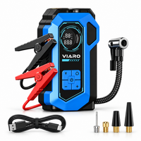 Booster Batterie Voiture 12V 3000A 12000mAh avec Compresseur – LED USB