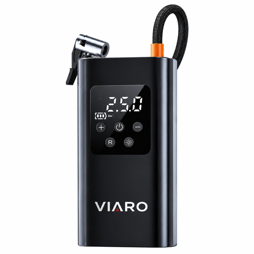 Gonfleur de Pneus Électrique Sans Fil VIARO Auto – Compresseur Portable 30 L/min