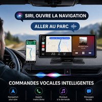 Écran CarPlay 10" Sans Fil avec Dashcam 1080P, Android Auto & Caméra Arrière – VIARO Auto