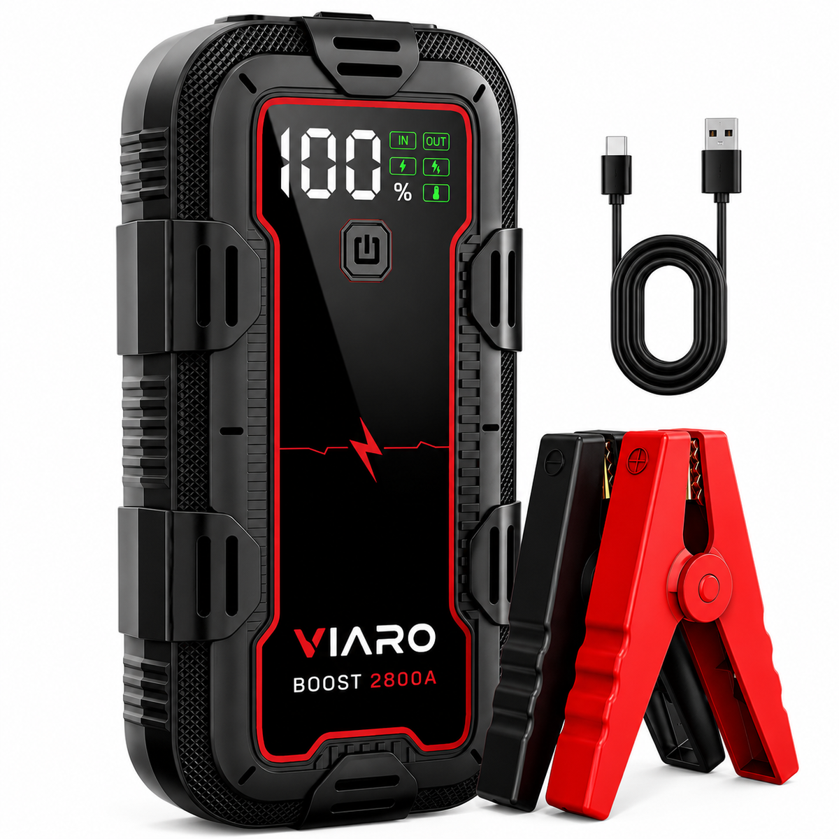 Booster Batterie 2800A Voiture, Moto & Scooter 12V | VIARO BOOST