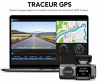 Dashcam 4K VIARO Auto – Double Caméra Avant/Arrière, Wi-Fi, Vision Nocturne & Capteur G