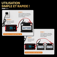 Chargeur Batterie Intelligent 12V 24V 8A AGM GEL Plomb Auto Moto – VIARO Auto