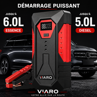 Booster Batterie Voiture 3000A 12V – Démarreur Portable Essence & Diesel | VIARO Auto