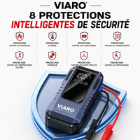 Booster Batterie 12V Portable VIARO Start 2800A –  Voiture, Moto et Utilitaire