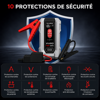 Booster Batterie VIARO PRIME 3200A – Démarreur Portable 12V Voiture, SUV, Moto