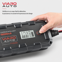 Chargeur de Batterie Intelligent 6V 12V 24V AGM GEL Lithium Auto Moto – VIARO Auto
