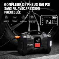 Booster Batterie VIARO Boost Max 3000A – Compresseur, Lampe LED et USB-C