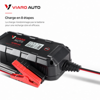 Chargeur de Batterie Intelligent 6V 12V 24V AGM GEL Lithium Auto Moto – VIARO Auto