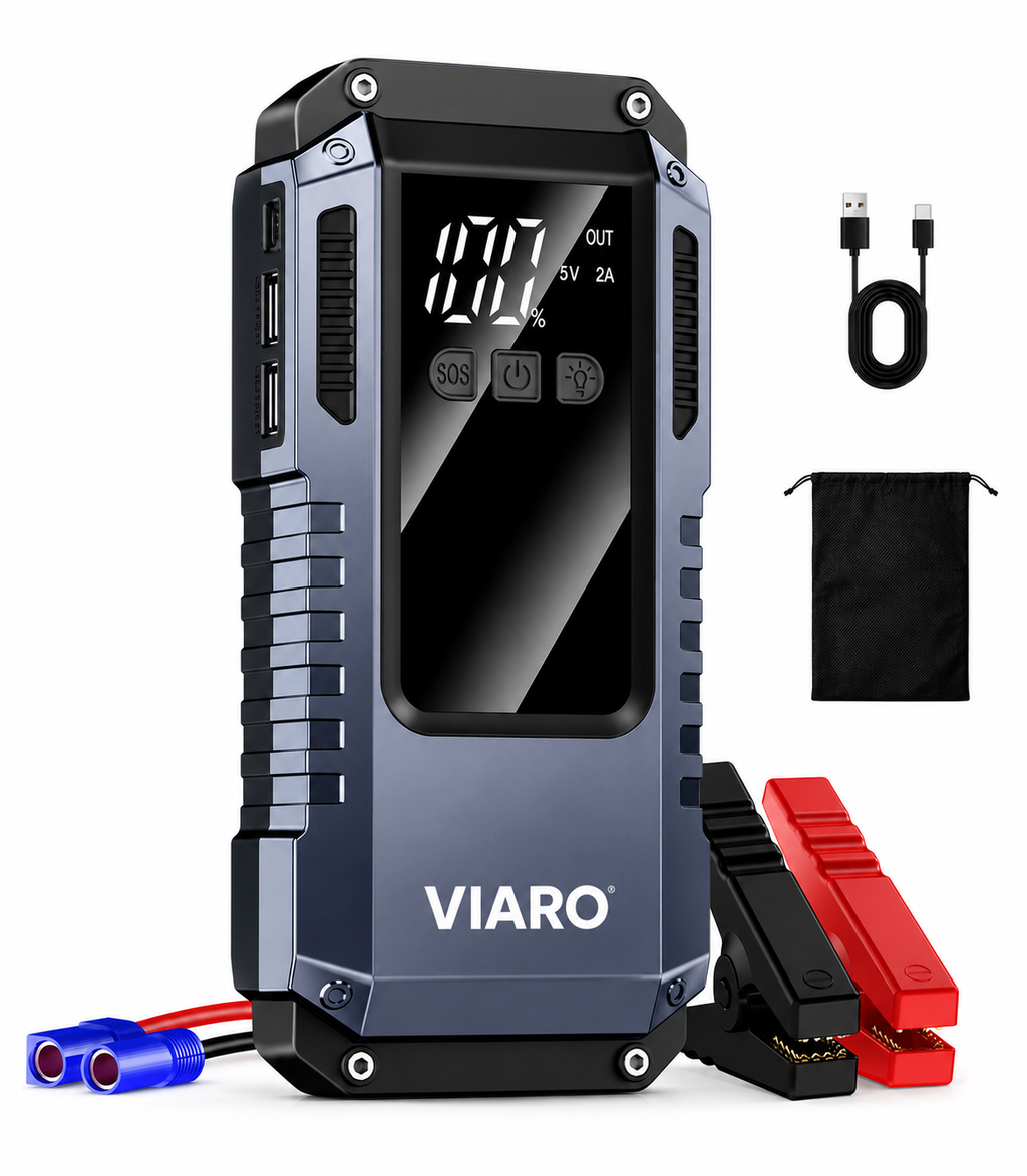 Booster Batterie 12V Portable VIARO Start 2800A –  Voiture, Moto et Utilitaire