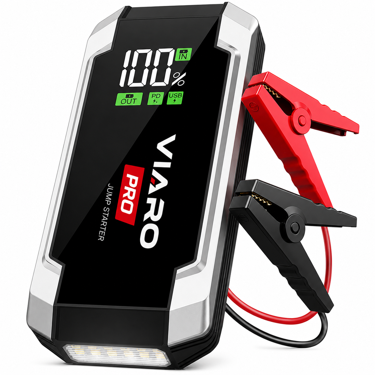 Booster Batterie 6000A VIARO Pro PD65W – Pour Voiture, Utilitaire, Moto et Camping-Car