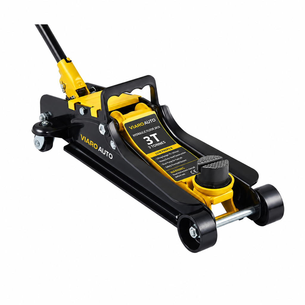 Cric Hydraulique 3 Tonnes Profil Bas | VIARO Auto