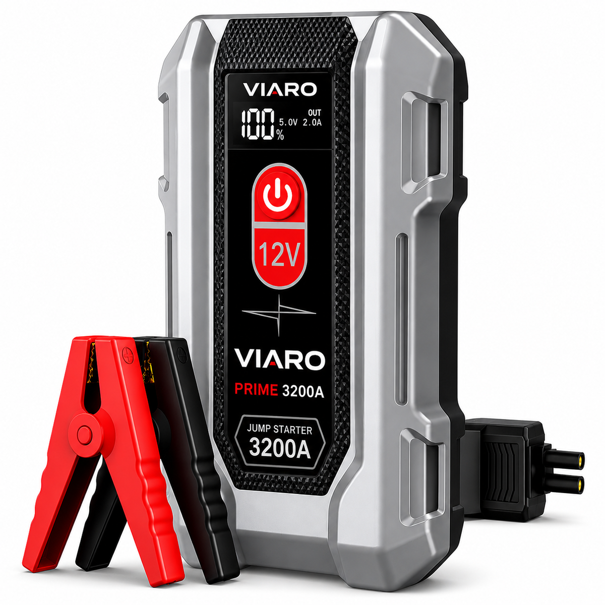 Booster Batterie VIARO PRIME 3200A – Démarreur Portable 12V Voiture, SUV, Moto