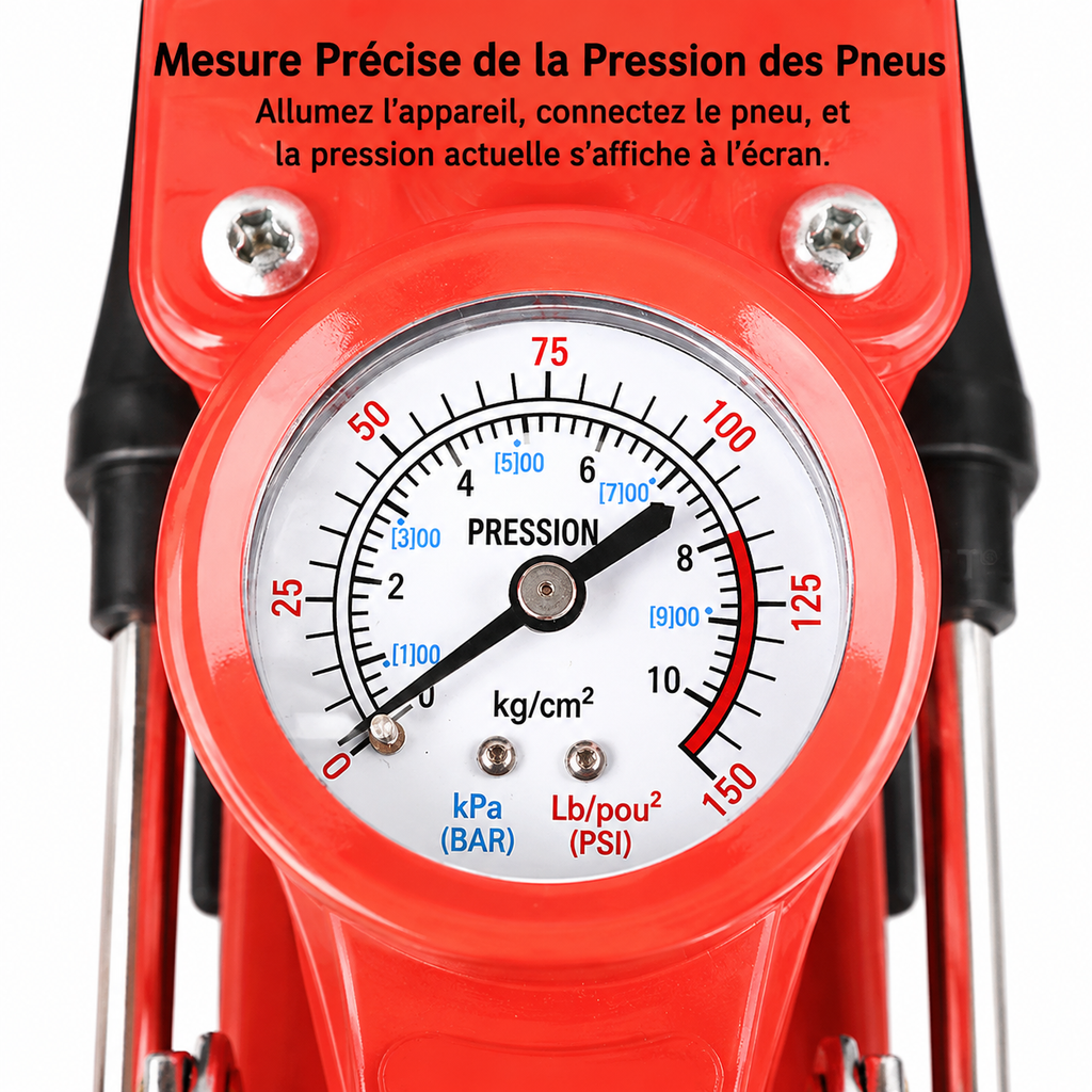 Gonfleur de Pneus 12V Double Cylindre 150 PSI | VIARO Auto